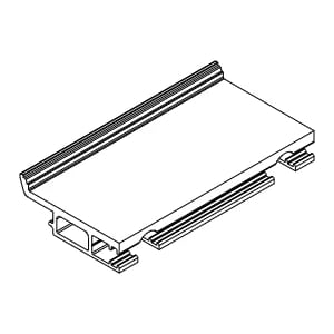 [8A014210] Підскляний кронштейн 51x100 мм Aluprof