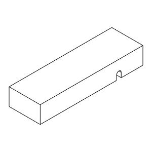 [8A016600] Ущільнення 65x20 мм Aluprof