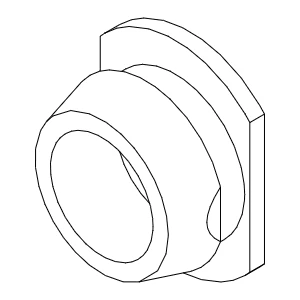 [8A01767] Заглушка отвору o10 мм Aluprof