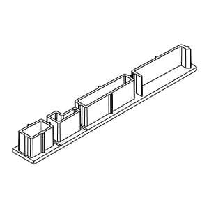 [8A022630] Накладка підвіконня K441550X, ліва Aluprof