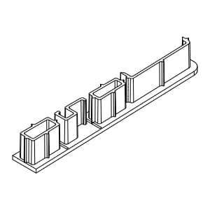 [8A022660] Накладка підвіконня K441551X, права Aluprof