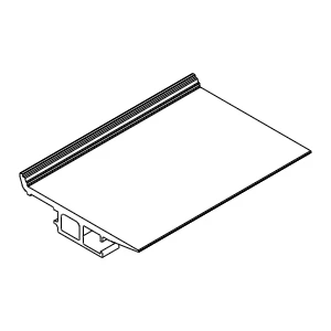 [8A023720] Підскляний кронштейн 56-60 мм (2 ряд) Aluprof