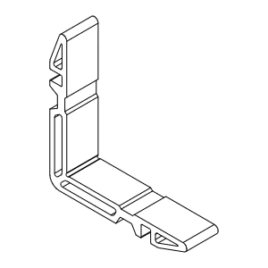[8A024730] Кут 8,9x16,7 мм Aluprof