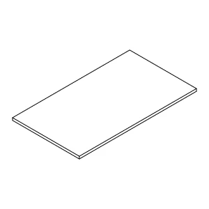 [8A026290] Підскляна прокладка 100x57x2 мм Aluprof