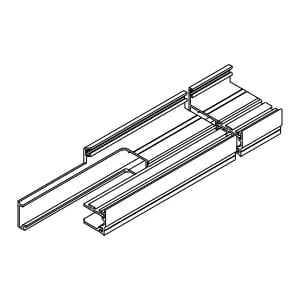 [8A02706] Планка зміни напрямку, права Aluprof