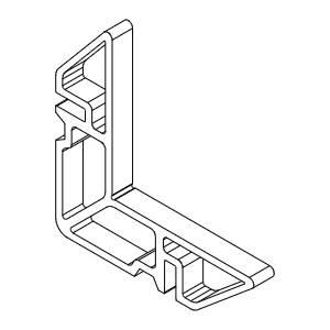 [8A028170] Кутник 24,9x9 mm Aluprof