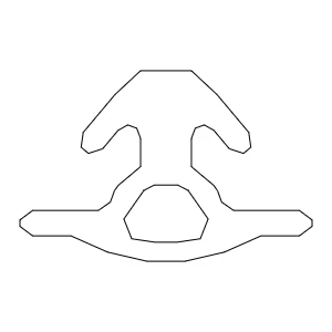 [8G007000] Ущільнювач 0,8 мм Aluprof