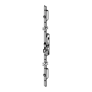 [8H015530] ASSA ABLOY - Електричний самоблокувальний замок EL466 U24x6xD35, HS>2200 мм - функція C, лівий/правий Aluprof