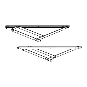[8H017010] COTSWOLD - Завіси ножиці 16" Egress Easy Clean Aluprof