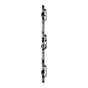 [8H017300] FUHR - Антипанічний замок 835p U24x6xD35 мм, Hs<2000 мм - функція B, ліва Aluprof