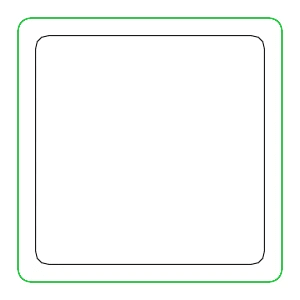 [K418365] Прямокутна труба 60x60x4 мм Aluprof