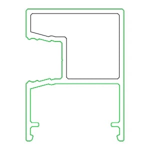 [K441220] Планка декоративна LED 40,5x30 мм Aluprof