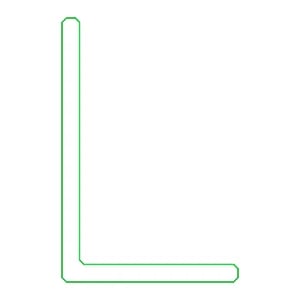 [K441700] Кутник 30x20x2 мм Aluprof