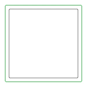 [K441716] Труба 50x50x2,5 мм Aluprof