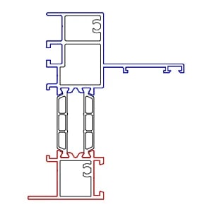 [K530431] Коробка моноблок 96,5 мм Aluprof