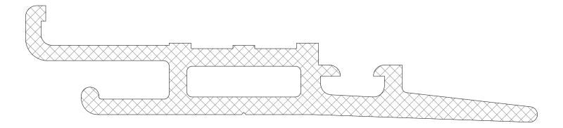 [.009075] Планка 47x11 мм Aluprof