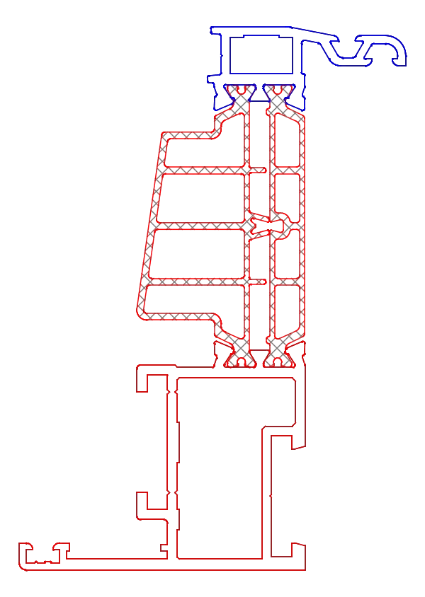 [K5187854R9005] Стулка віконна 42,5 мм (ST) Aluprof