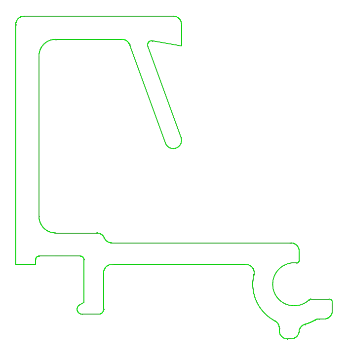 [K4332612R9005] Штапик 10 мм (STANDARD) Aluprof