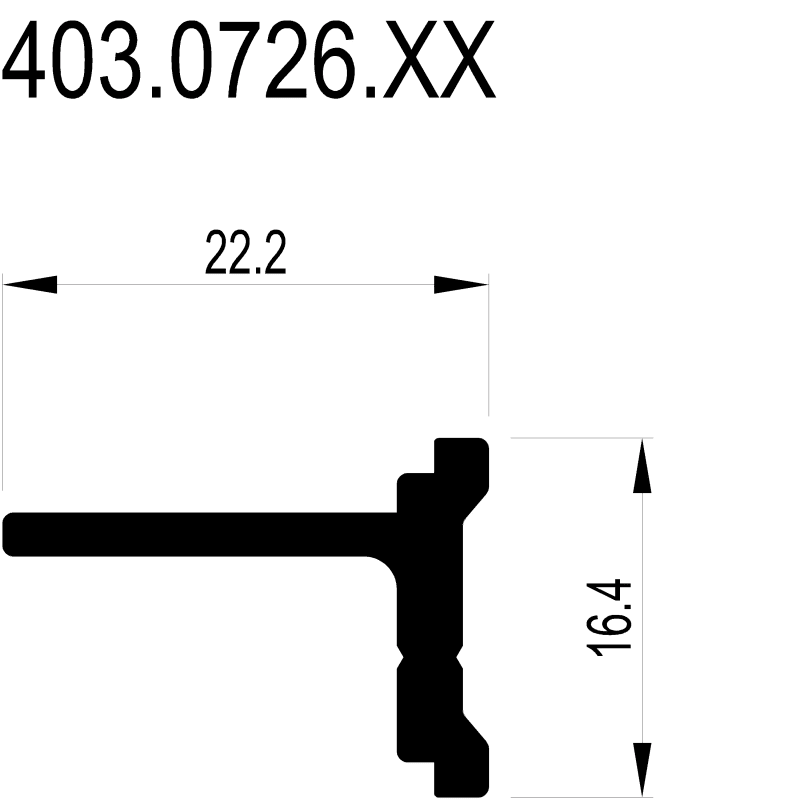 [403.0726.00] SUSPENSION PROFILE Reynaers