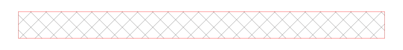 [80453031] Підкладка під скло 100x34x2,5 мм Aluprof