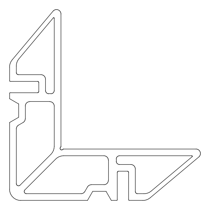 [80124452] Кутник 22,9x7,2 мм Aluprof