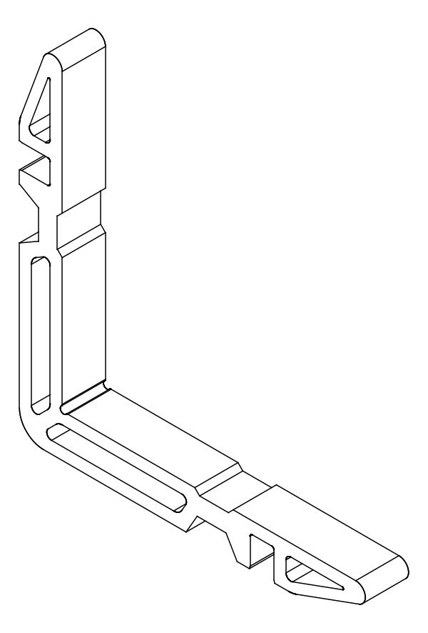 [80124230] Кутник 9x8,9 мм Aluprof
