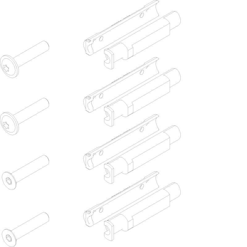 [065.6573.--] FIXATION SET ROLLENBAND Reynaers