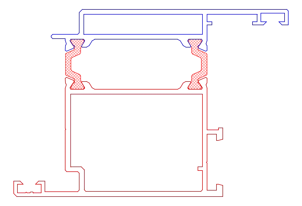 Зображення Стулка дверей 67 мм (MB-60E) [K518390]