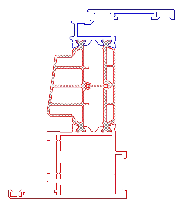 Зображення Стулка віконна 53,5 мм (SI) [K718702]