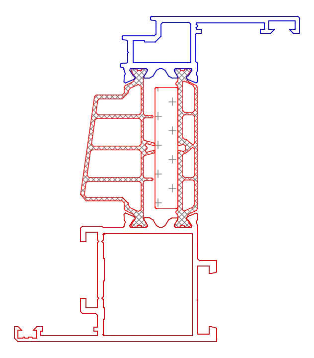 Зображення Стулка віконна 53,3 мм (AERO) [K818702]