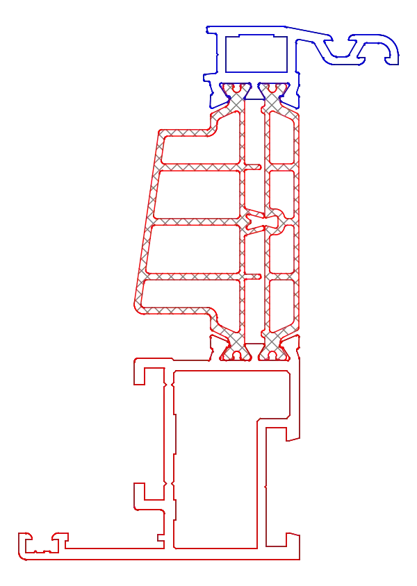 Зображення Стулка віконна 42,5 мм (ST) [K518785]