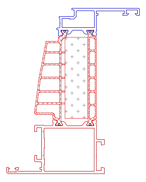 Зображення Стулка віконна 61,5 мм (AERO) [K819103]