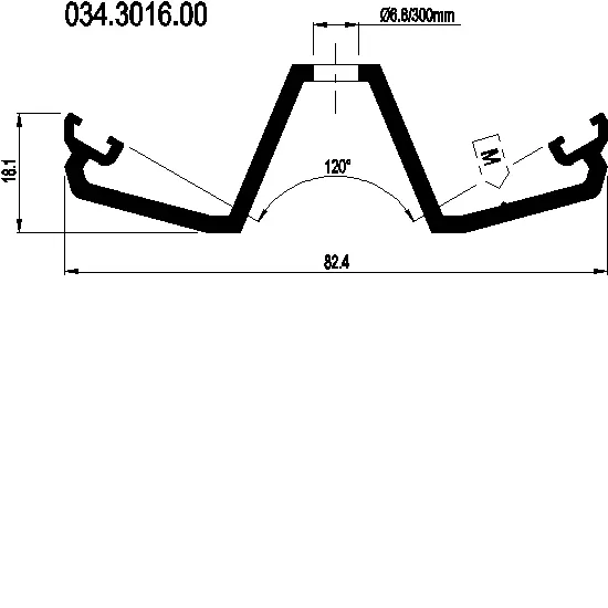 Зображення PRESSURE PLATE 120° 034.3016.00