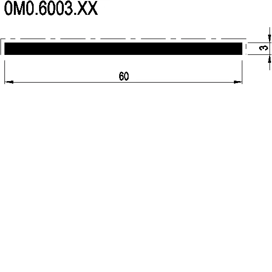 Зображення Полоса 60x3 мм [0M0.6003]