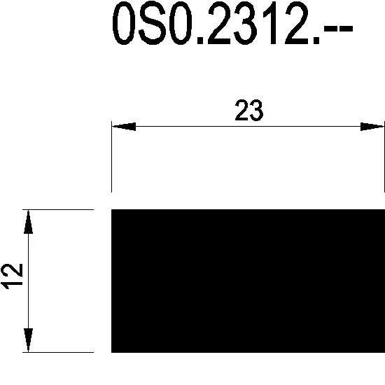 Зображення STEEL PROFILE 23x12 мм [0S0.2312]