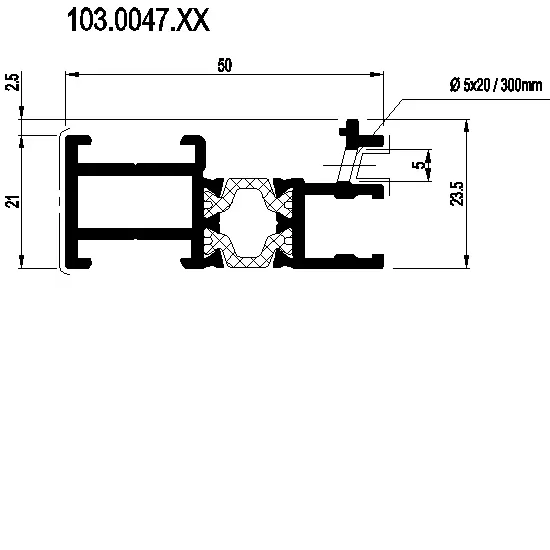 Зображення Профіль підвіконний [103.0047]