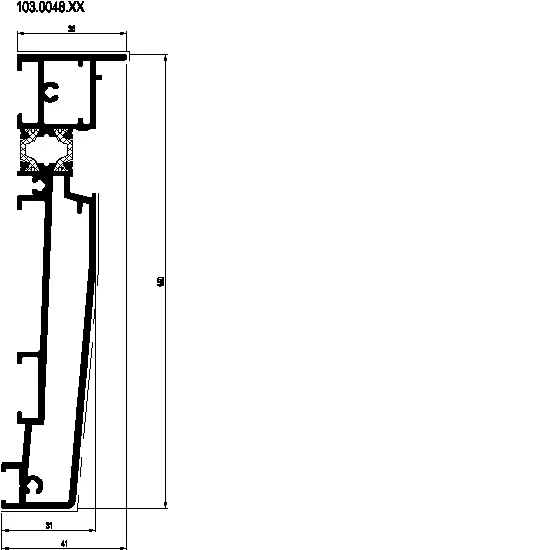 Зображення Профіль підвіконний 150 мм [103.0048]