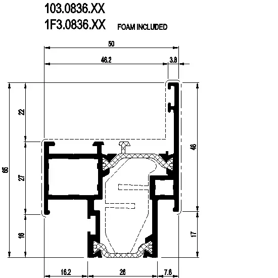 Зображення Зовнішня фасадна рама [103.0836]