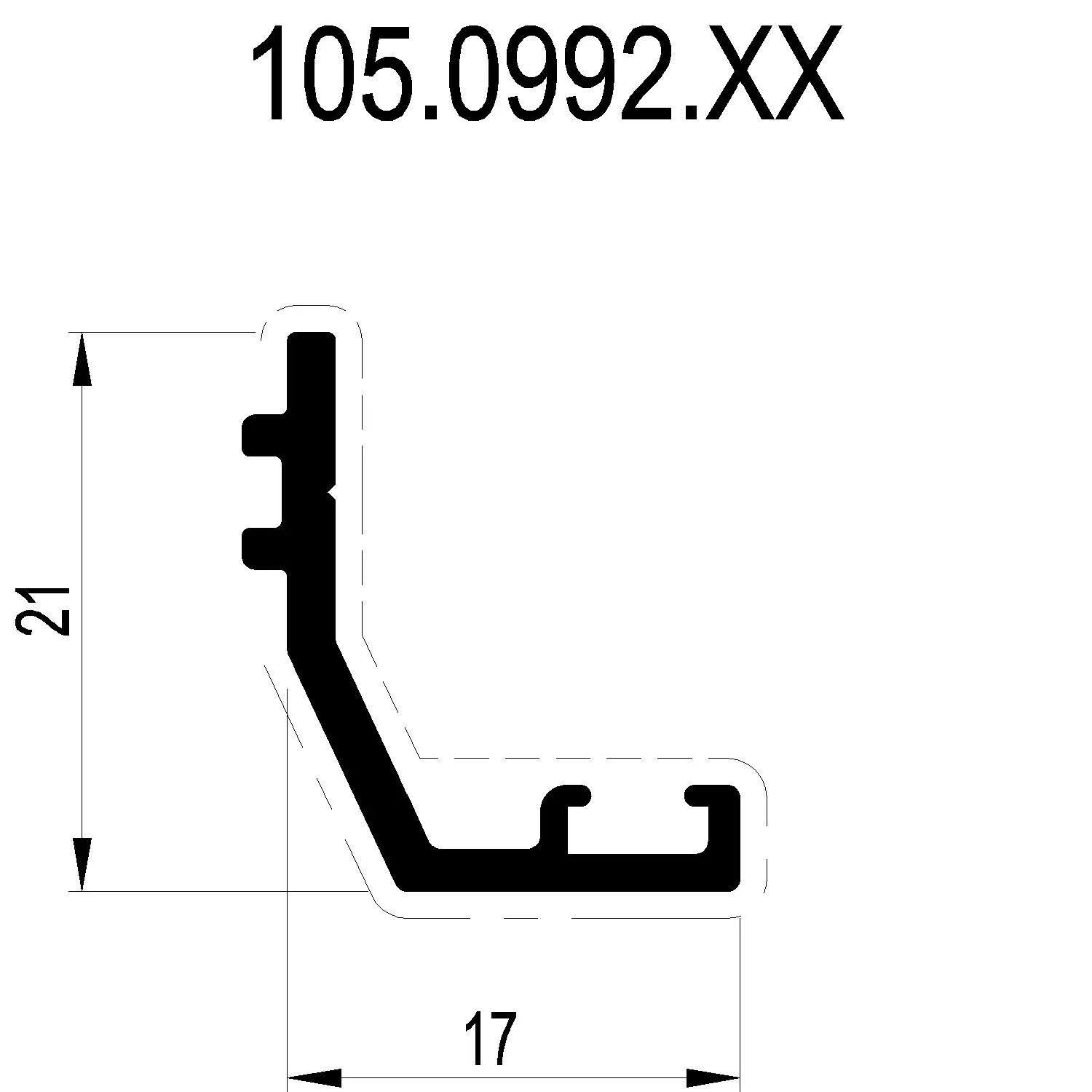 Зображення З'єднувальний профіль [105.0992]