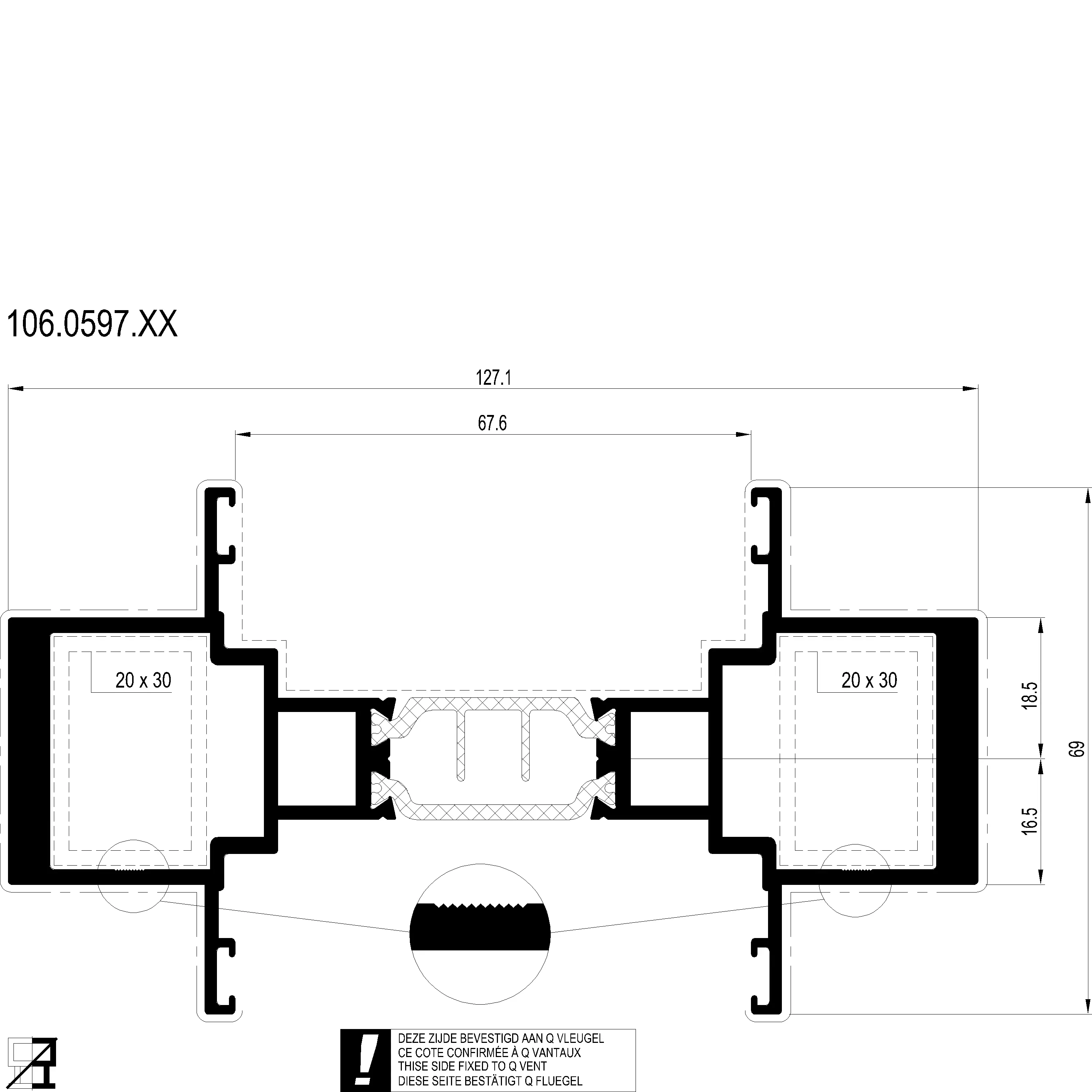 Зображення 4 DOORS PROFILE [106.0597]