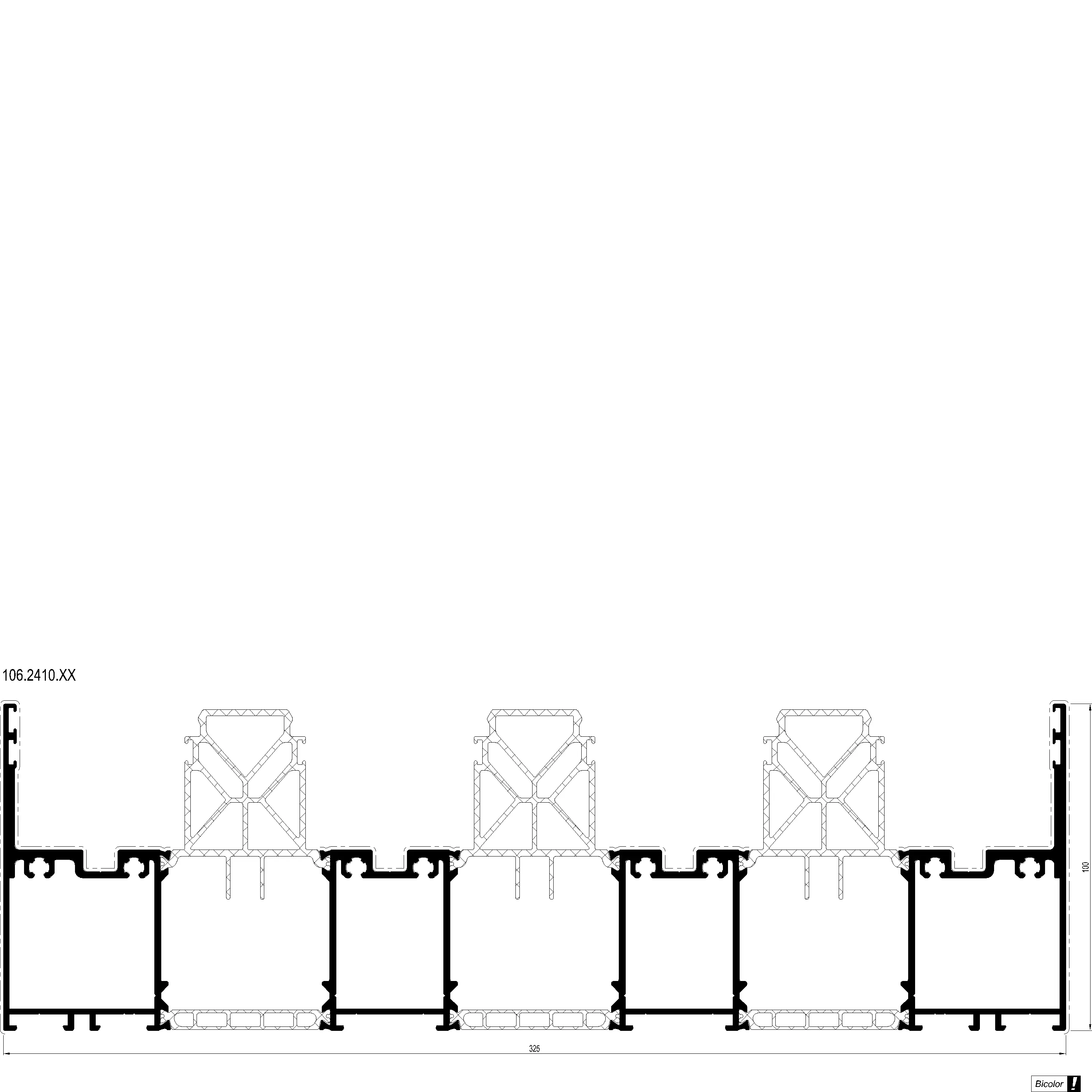 Зображення Зовнішня рама 4-рейкова [106.2410]