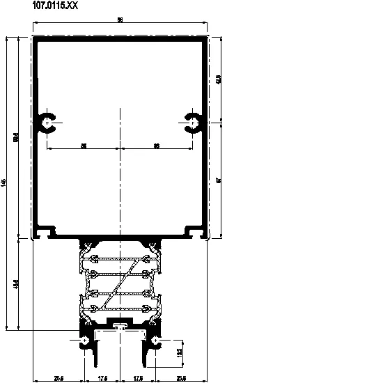 Зображення Перехідний профіль 163 мм [107.0115]