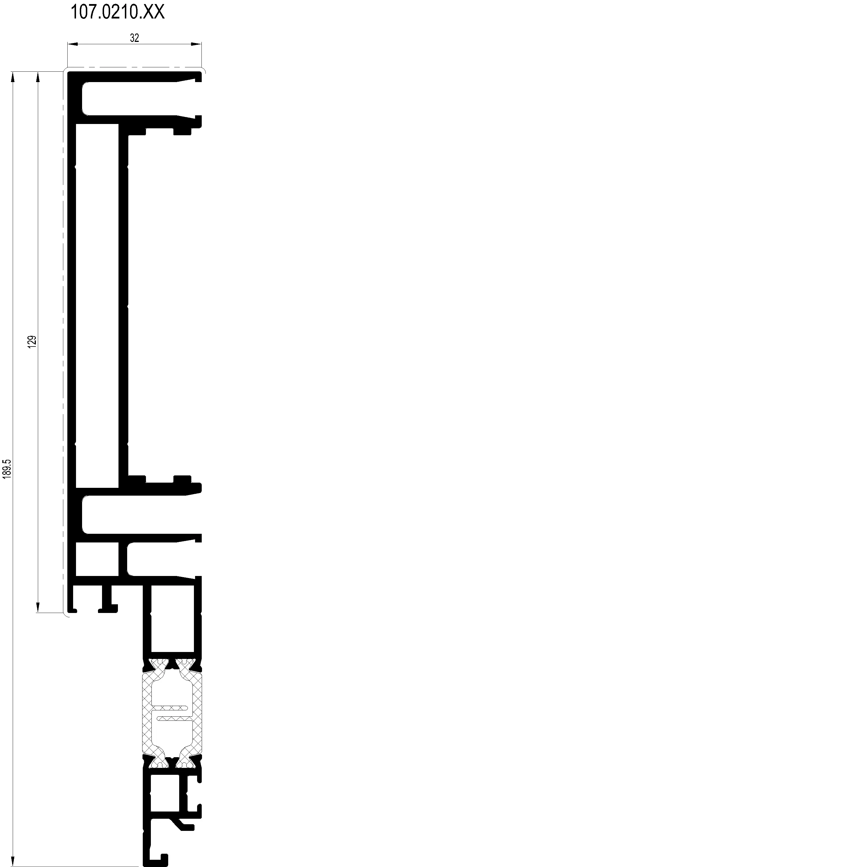 Зображення Профіль рами [107.0210]