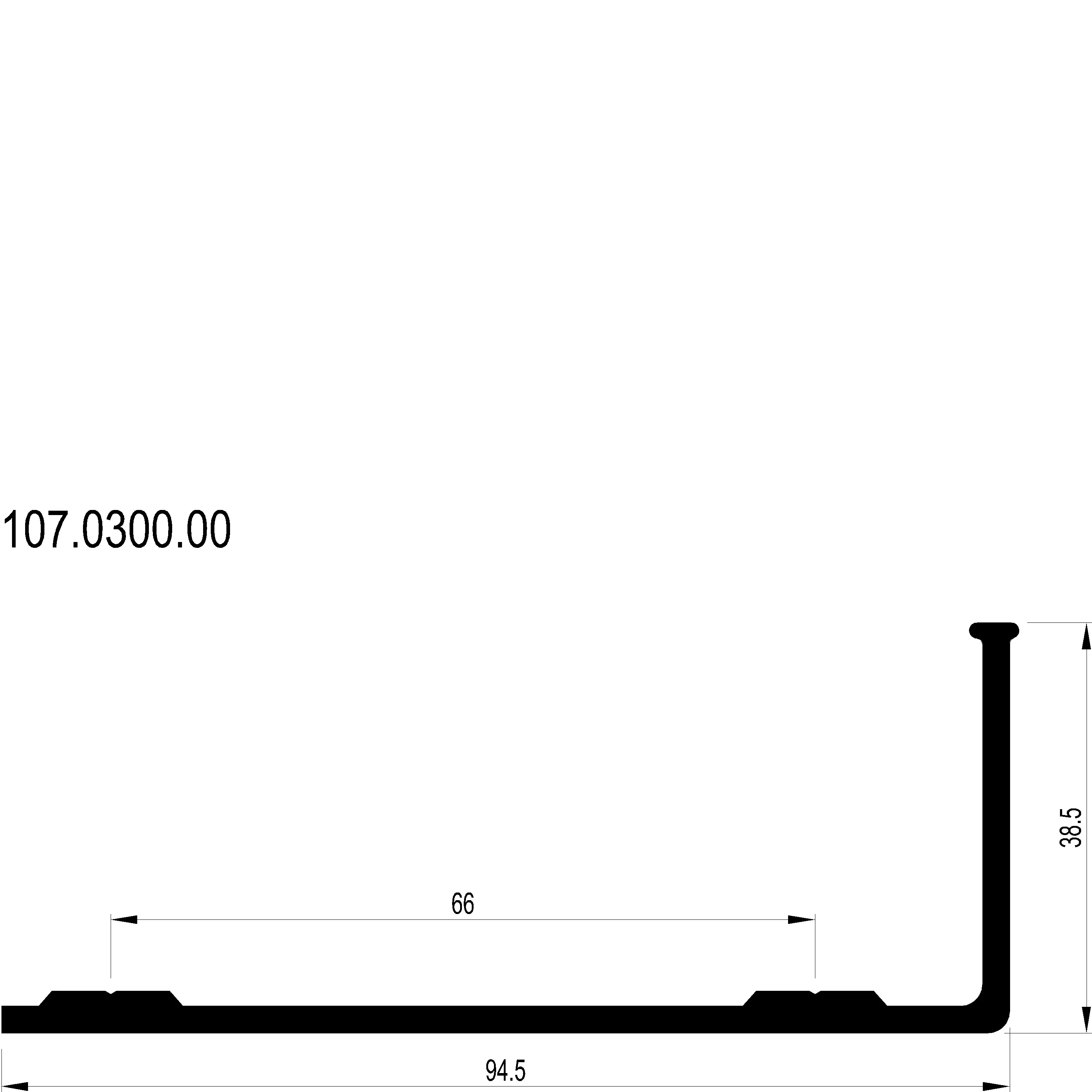 Зображення З'єднуючий профіль [107.0300]