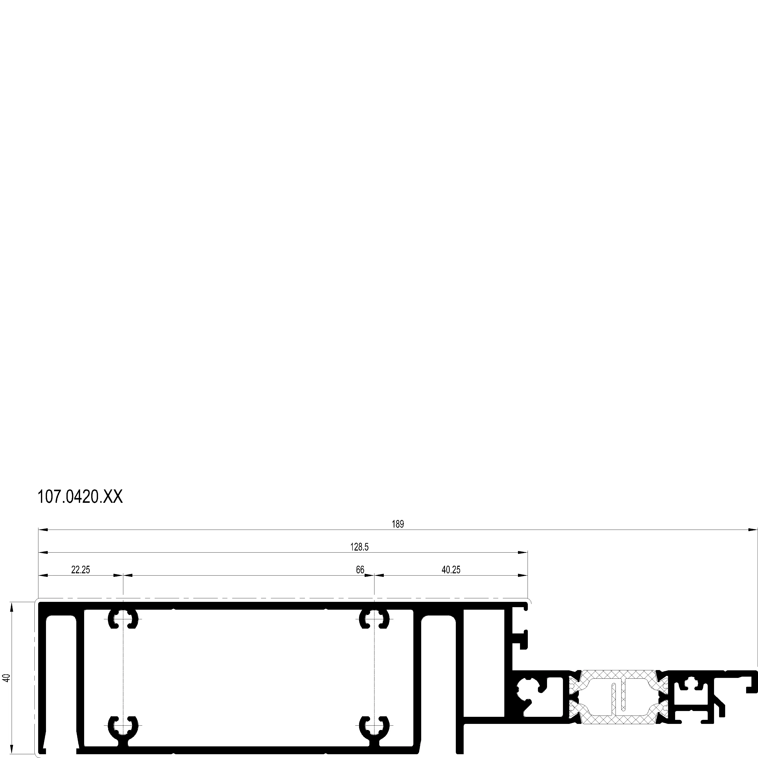 Зображення Профіль рами [107.0420]