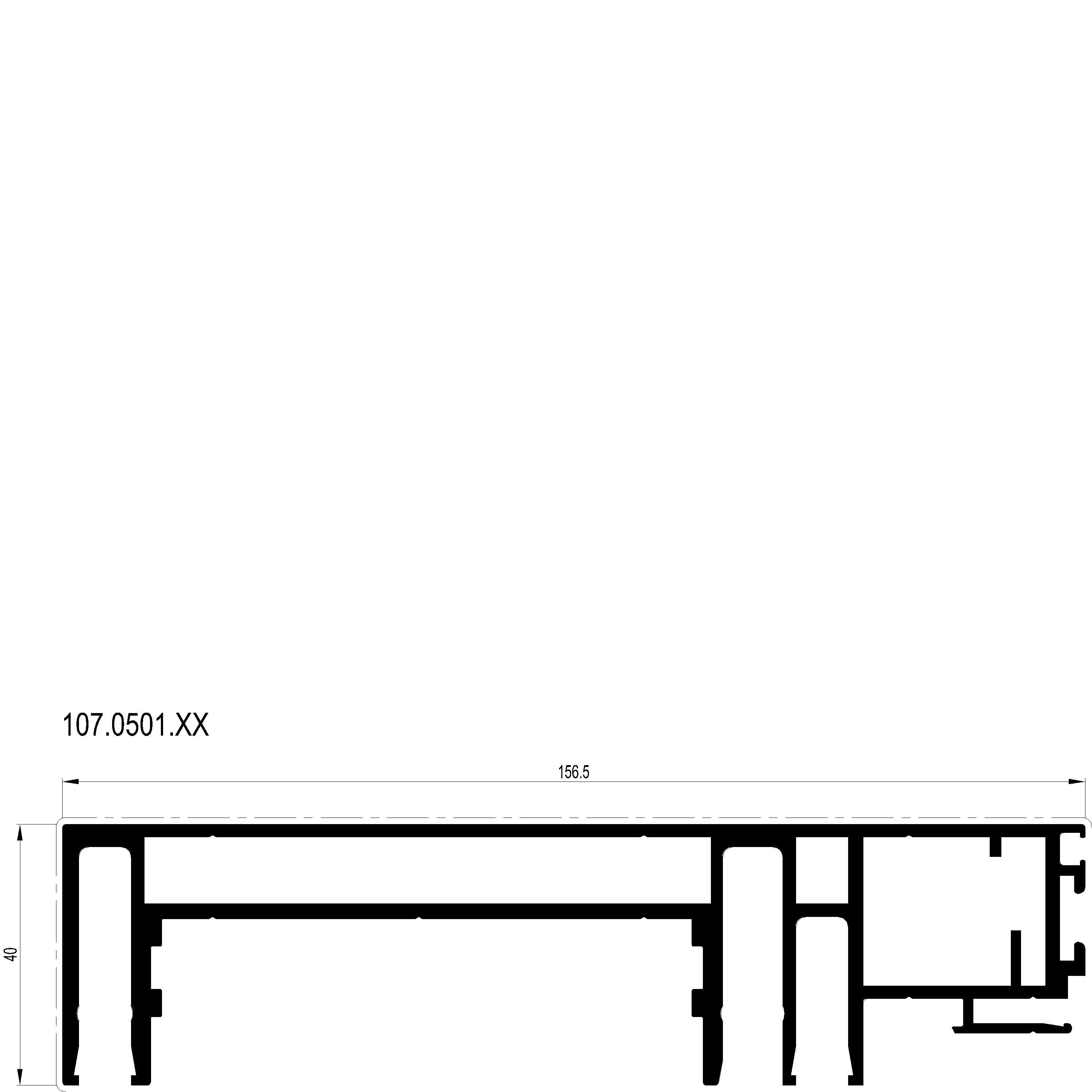 Зображення Профіль рами [107.0501]