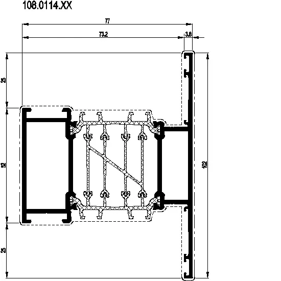 Зображення Перехідний профіль 102 мм [108.0114]
