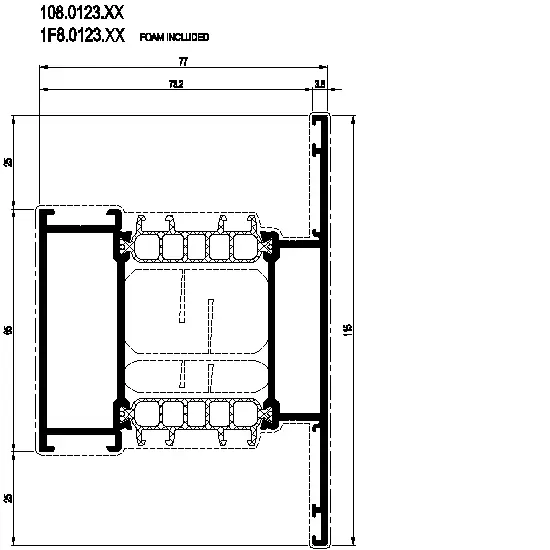 Зображення Перехідний профіль 115 мм [108.0123]