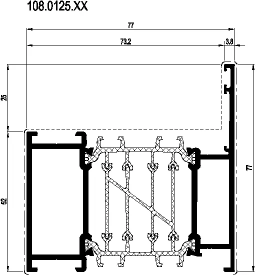 Зображення Зовнішня рама 77 мм [108.0125]