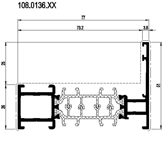Зображення Зовнішня рама 51 мм [108.0136]